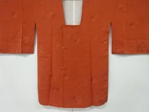 リサイクル　鏡裏に花模様織出し道行コート